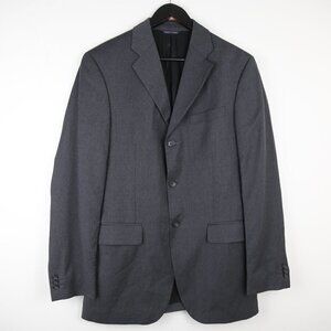 Banana Republic 100% Wool Modern Blazer Jacket Mens 38R/S Gray Three Button